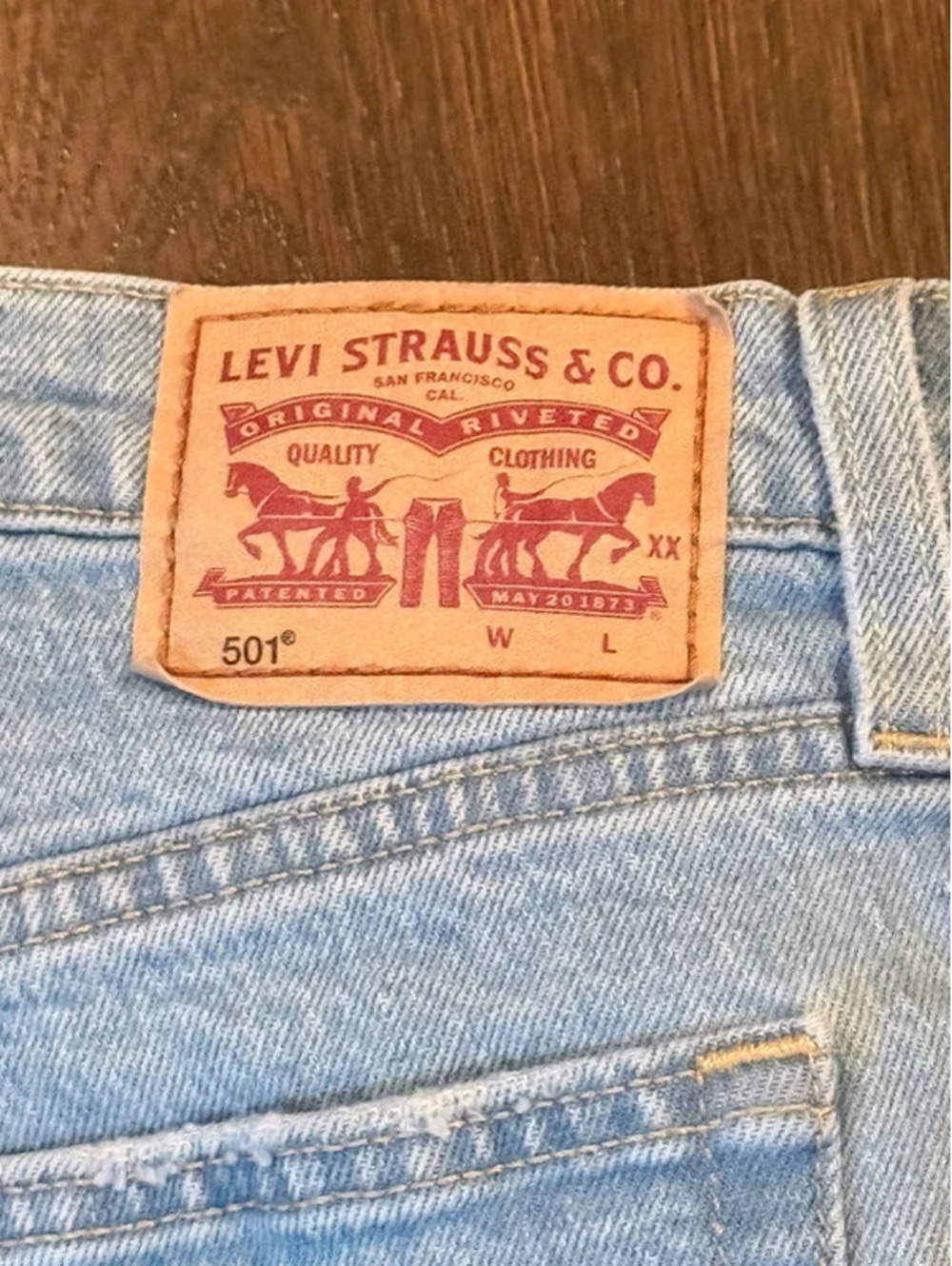 Levi’s 501 Original Fit Jeans Women’s 29x30 1003 - Picture 3 of 4